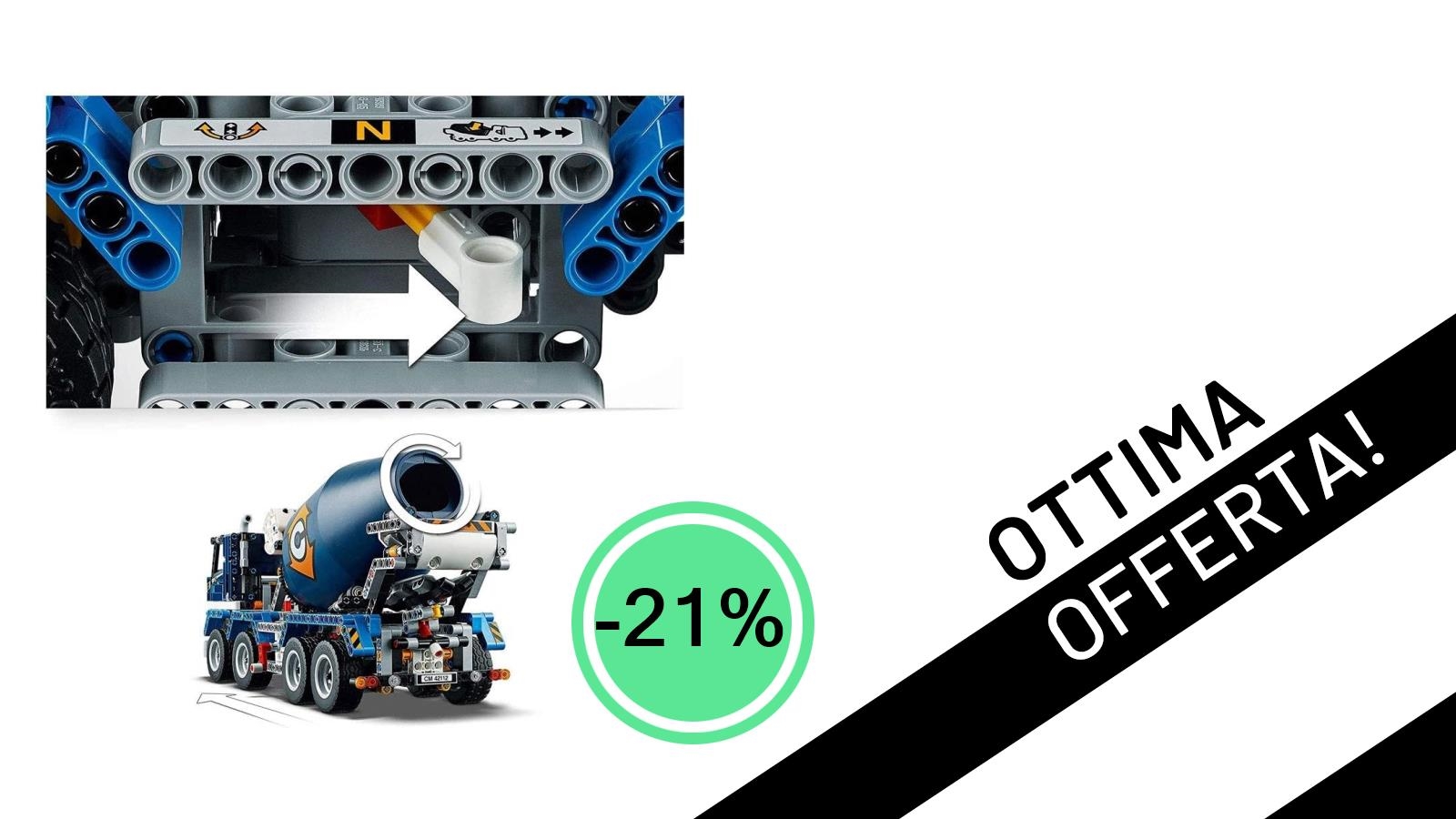 Affare Imperdibile! La Betoniera LEGO Technic 42112 Scontata del 21%: Un Sogno per Costruttori!