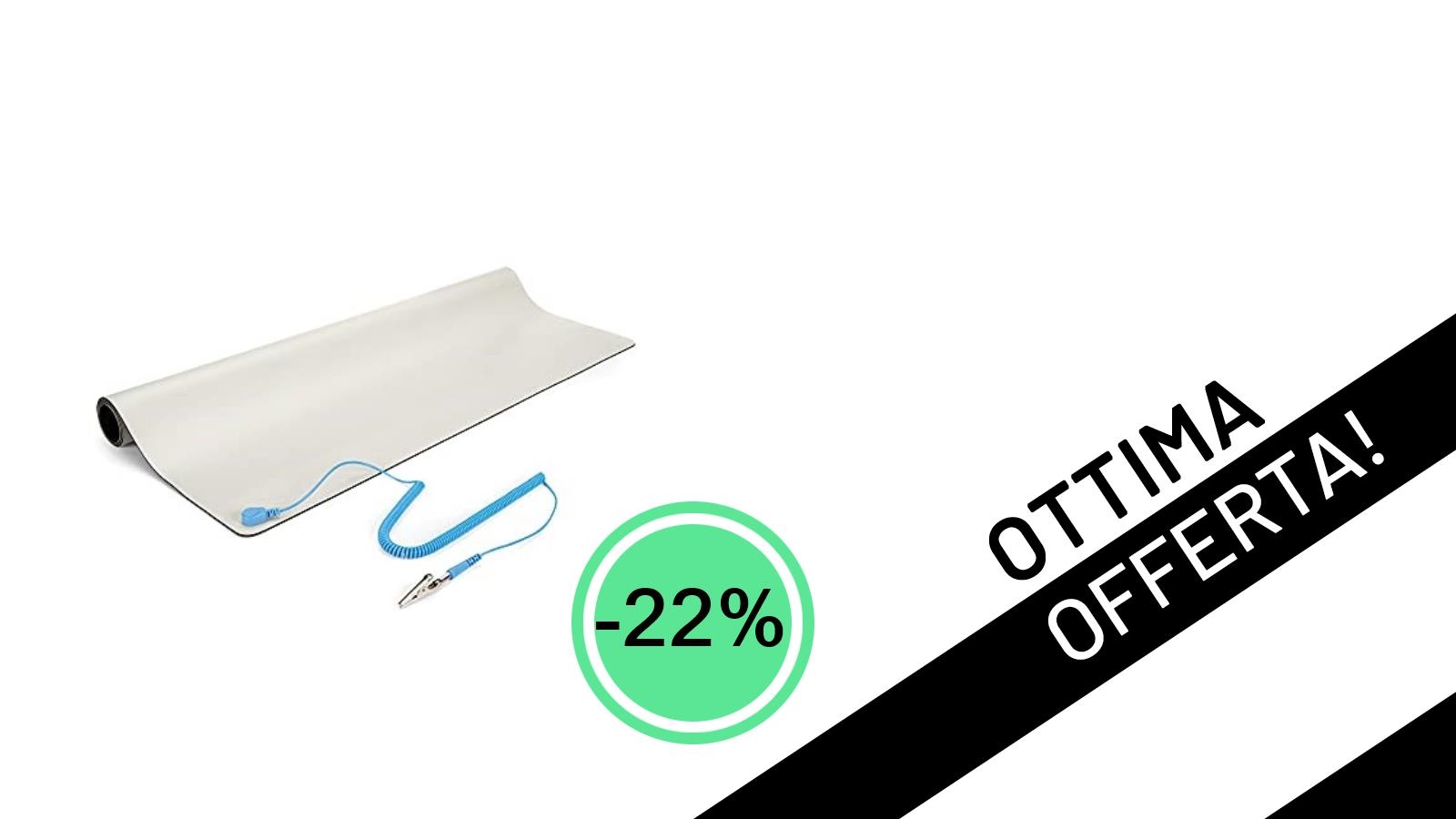 Offerta imperdibile: il Tappetino Antistatico StarTech.com al -22%, solo 30,88€!