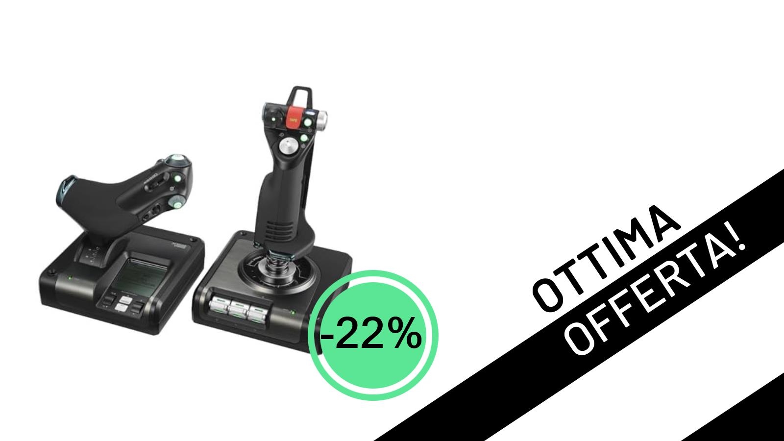 Offerta Imperdibile: Logitech G Saitek X52 Pro, il Tuo Volo Virtuale al -22%!
