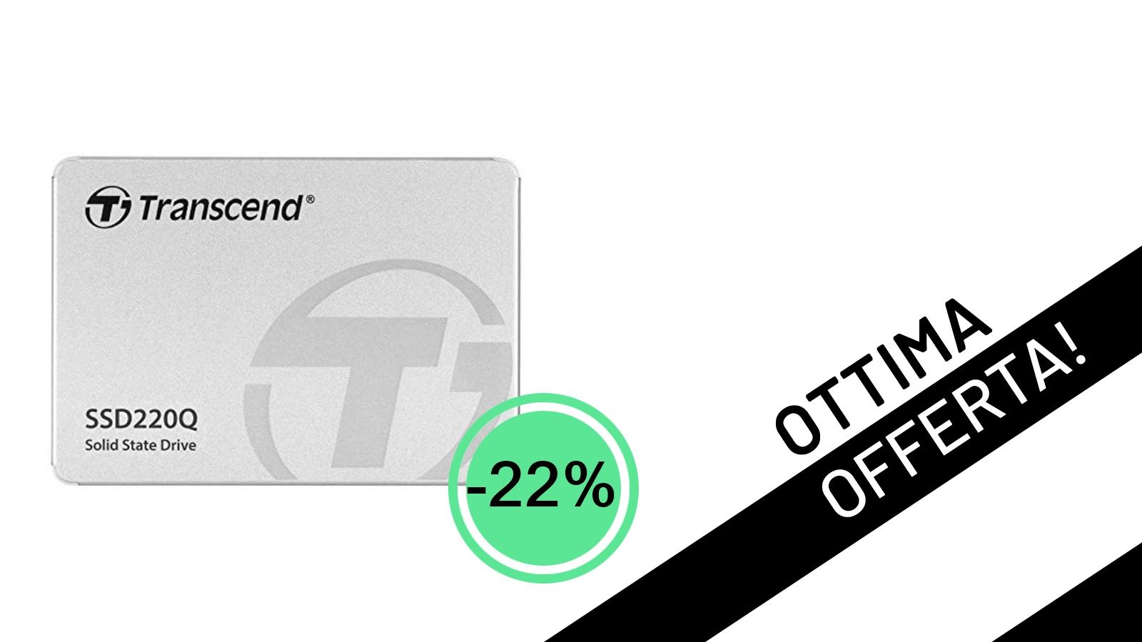 Supersconto sul Transcend SSD interno da 2TB: velocità e spazio a soli 138,10€!