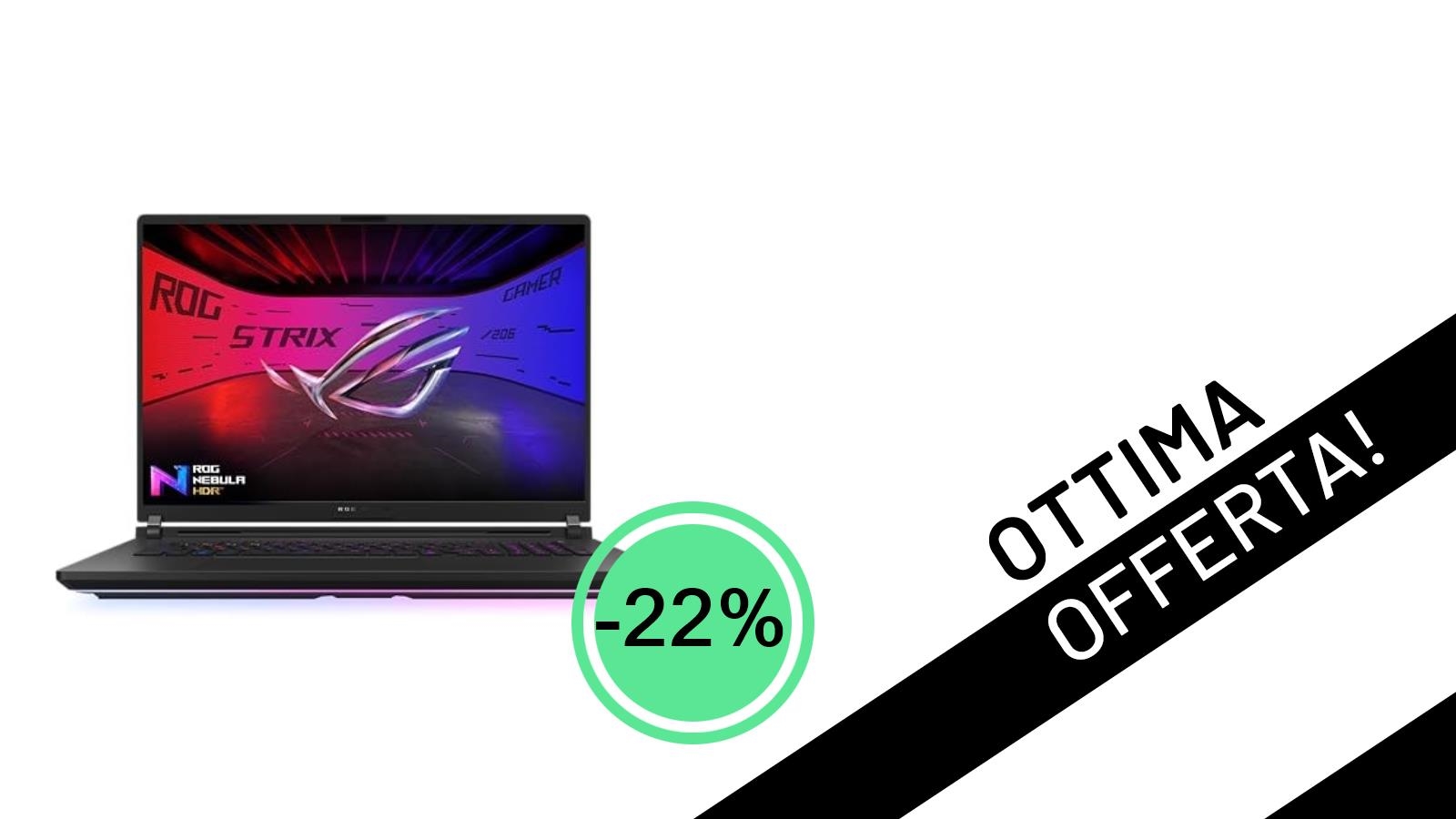 ASUS ROG Strix SCAR 18 (2025): Il Mostro da Gaming con RTX 5090 e Display Nebula HDR Scontato del 22%!