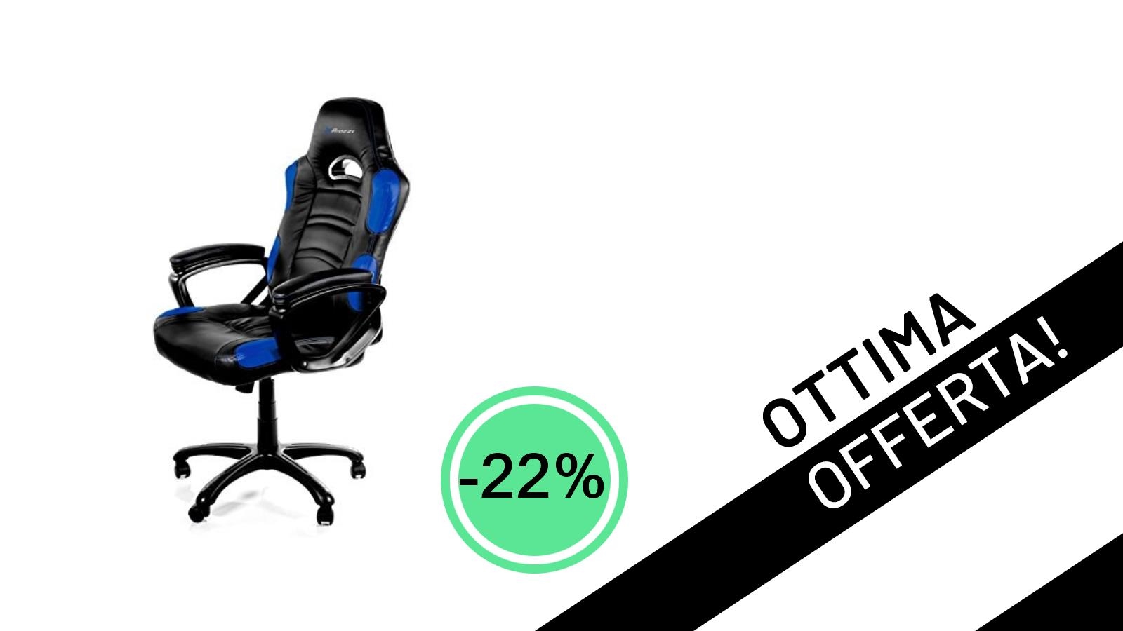 Sedia Gaming Arozzi Enzo: L'Offerta Imperdibile per il Tuo Setup da Sogno con il -22%