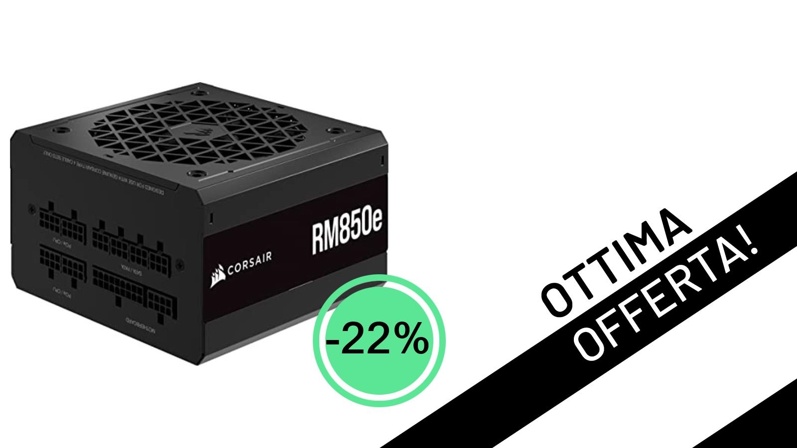 L'Alimentatore Corsair RM850e (2023): Potenza, Silenzio e Futuro a un Prezzo Incredibile!