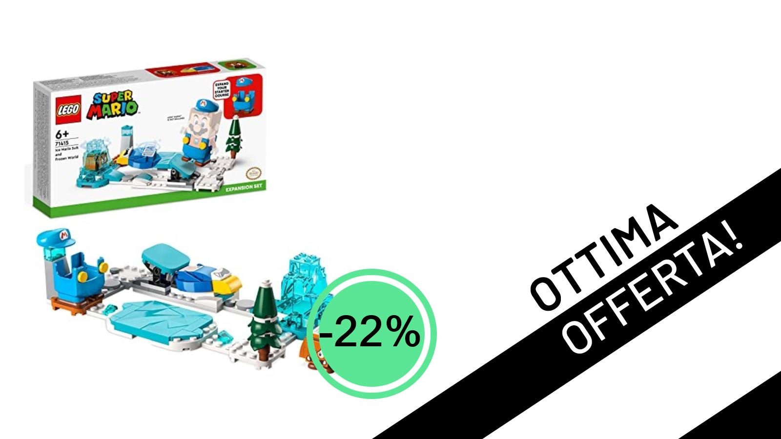 Immergiti nel Ghiaccio con LEGO Super Mario: L'Espansione di Mario Ghiaccio Scontata del 22%!
