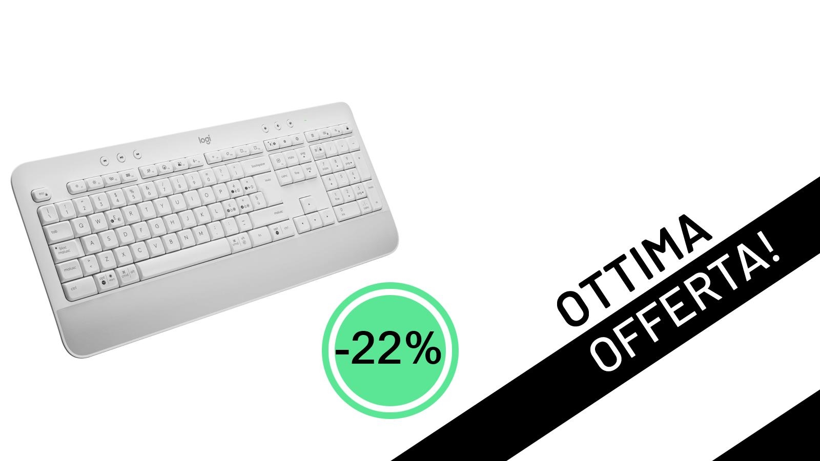 Offerta Imperdibile: La Tastiera Logitech Signature K650 con Poggiapolsi al -22% su Amazon!