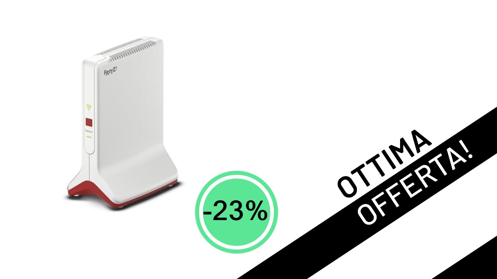 Super offerta FRITZ!: Il Repeater 6000 Wi-Fi 6 Triband a soli 169,99€