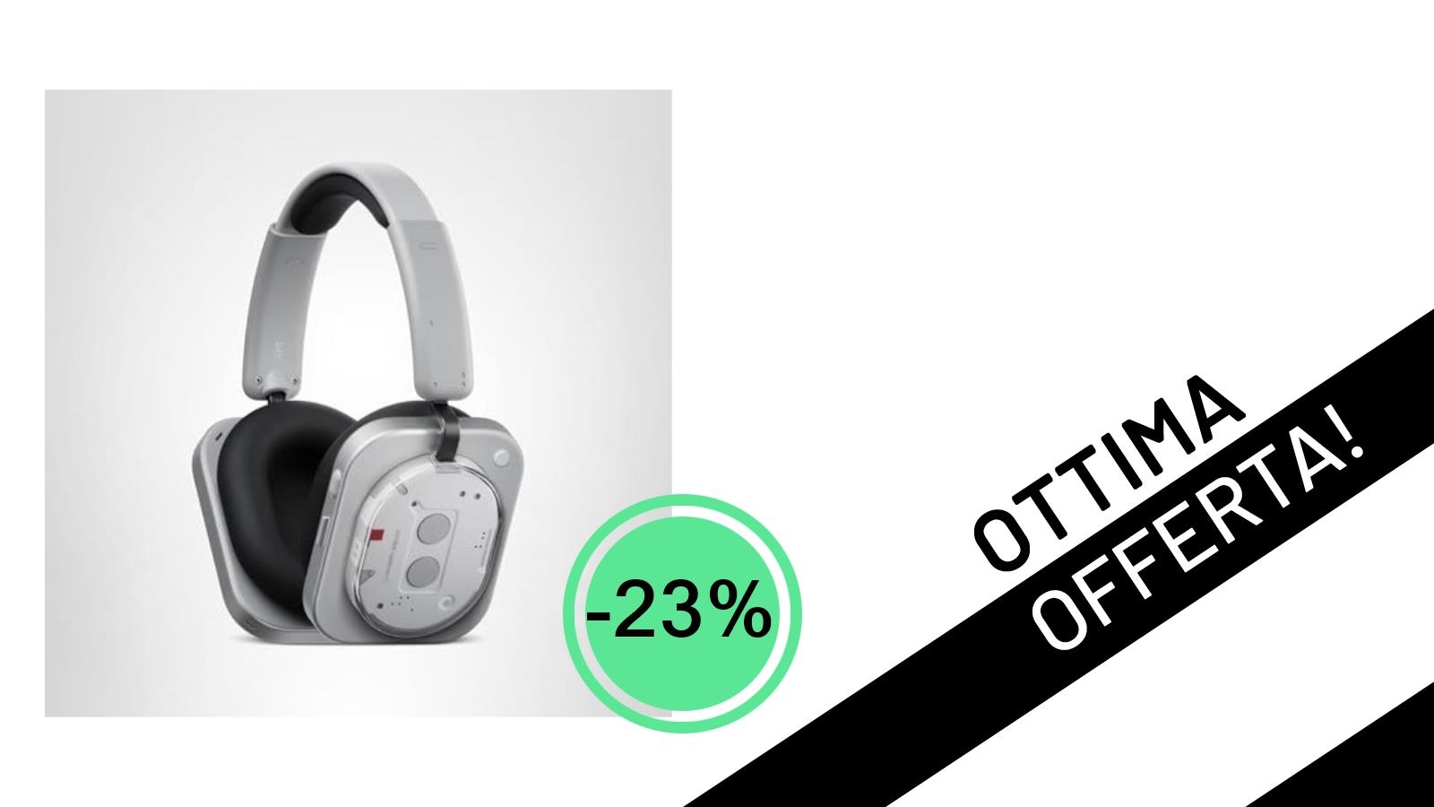 Immergiti nel Gioco: Le Nothing Headphone (1) Scontate del -23% a un Prezzo Mai Visto!