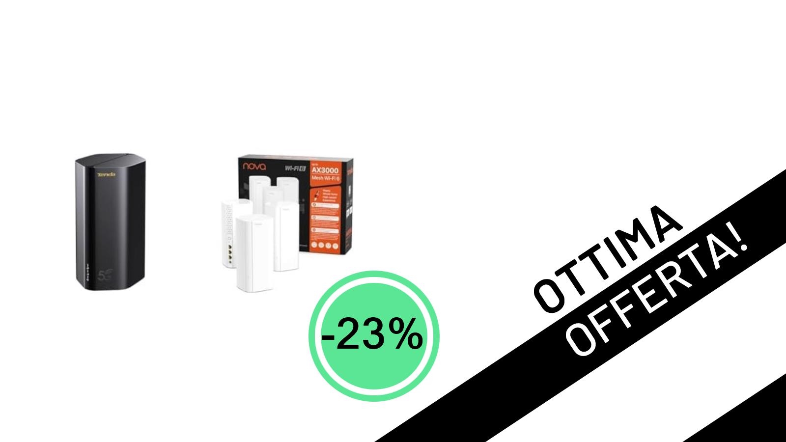 Rivoluziona la Tua Connessione Domestica: Tenda 5G Router e Mesh Wi-Fi 6 in Offerta Imperdibile!