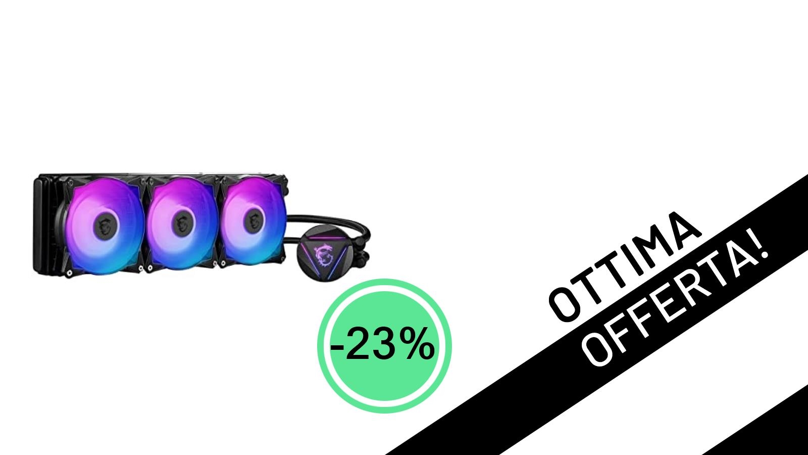 MSI MAG CORELIQUID 360R V2: Raffreddamento al top con uno sconto del -23%! Solo 99€!