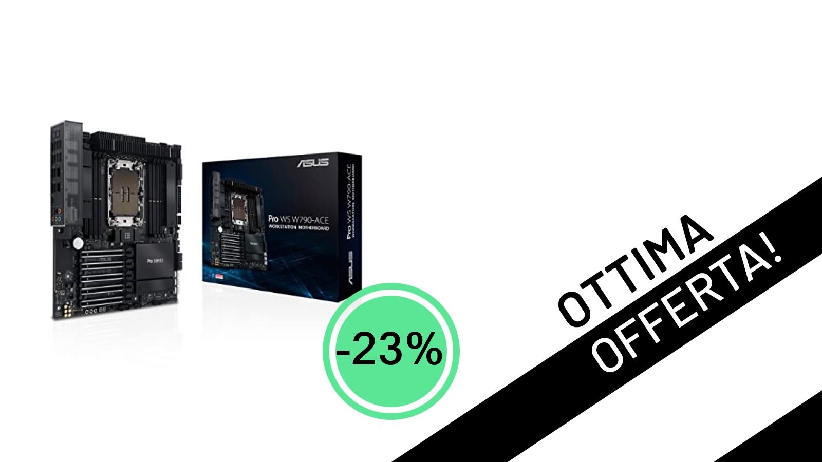 Offerta Imperdibile: la Scheda Madre ASUS PRO WS W790-ACE Scende a soli 787,90€ con il -23%!