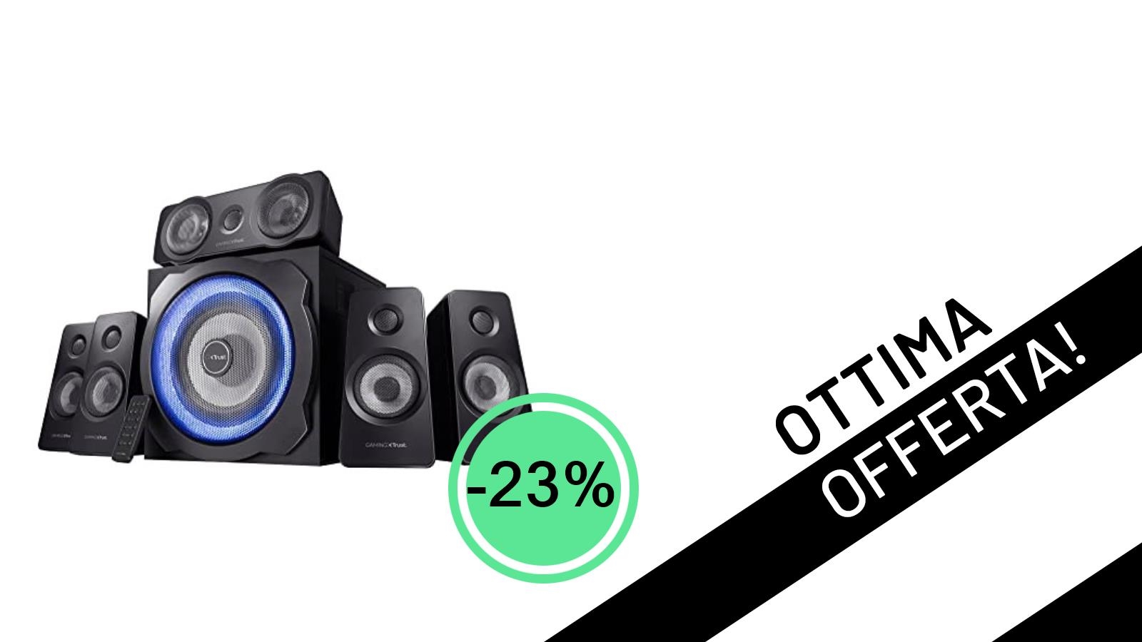 Affare da Non Credere: Trust GXT 658 Tytan 5.1, L'Audio Immersivo a soli 99,99€!