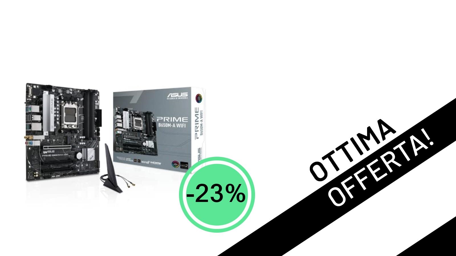 ASUS PRIME B650M-A WIFI: La Scheda Madre Perfetta per Ryzen, Ora al -23%!