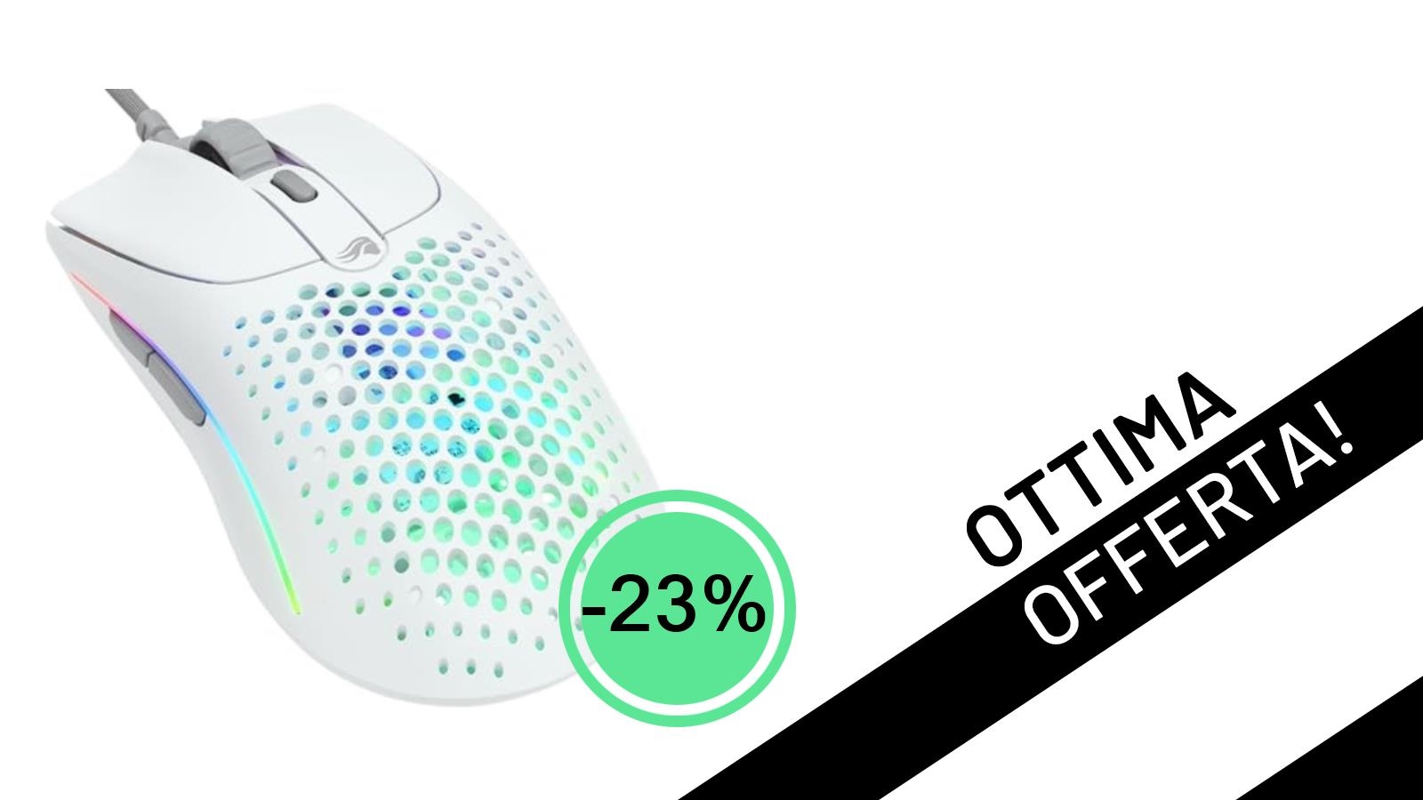 Offerta imperdibile sul mouse Glorious Gaming Model O 2: ultraleggero e super performante al -23%!