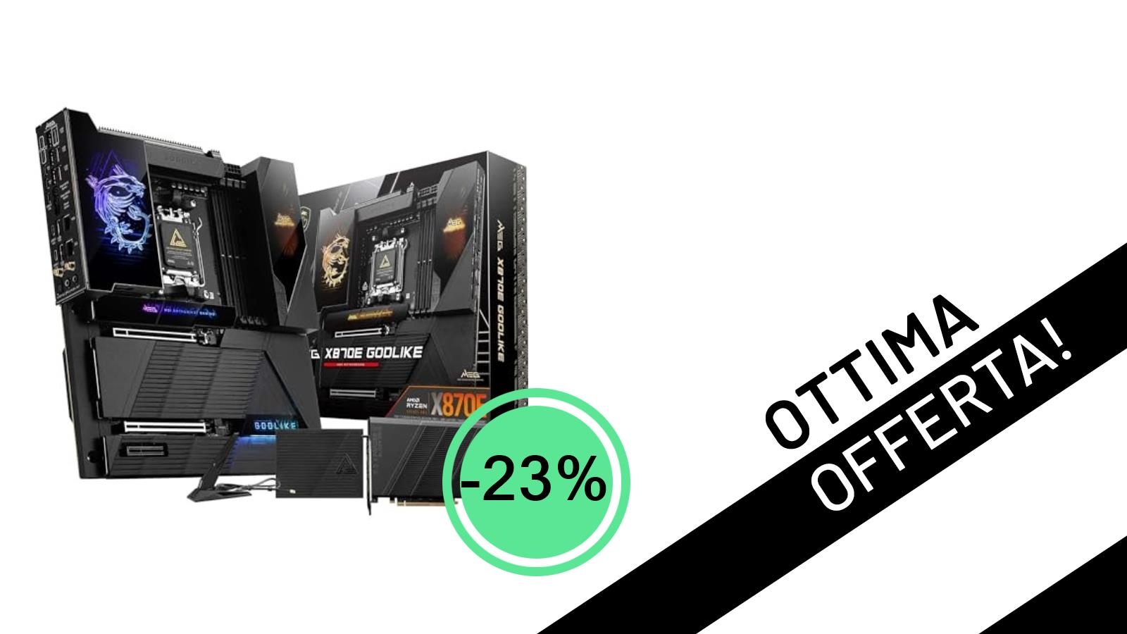 MSI MEG X870E GODLIKE: L'Offerta Definitiva per la Scheda Madre E-ATX al -23%!