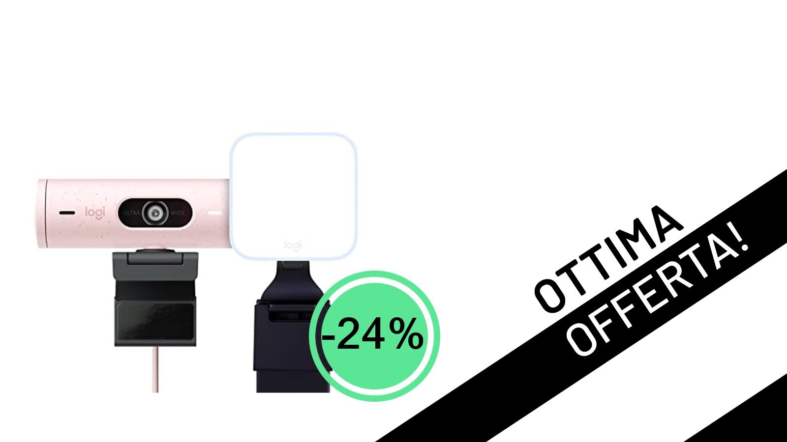 Logitech Litra Glow e Brio 500: Il bundle streaming premium è ora scontato del 24%!