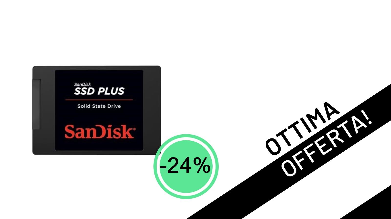 Velocità al tuo servizio: SanDisk SSD Plus 250GB in offerta imperdibile!