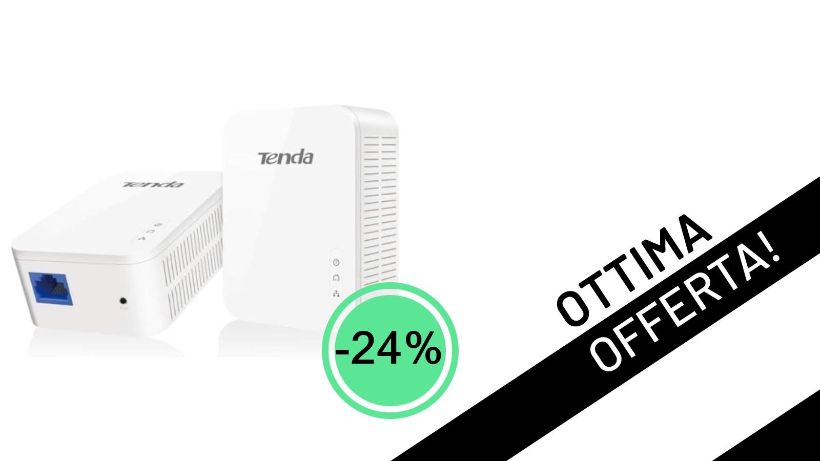 Tenda PH3 Kit Powerline AV1000: La Tua Connessione Ultra Veloce Ora in Offerta a 35,99€!