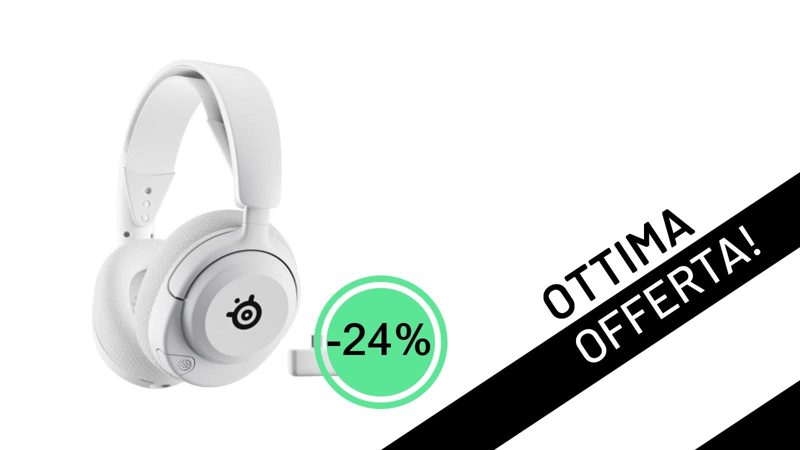 Offerta imperdibile: le cuffie SteelSeries Arctis Nova 5P Bianco crollano a 113,99€!