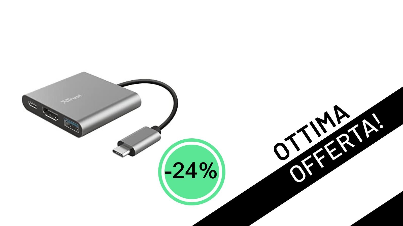 Un Accessorio Indispensabile per il Tuo Laptop: Trust Dalyx 3-in-1 in Offerta Imperdibile!