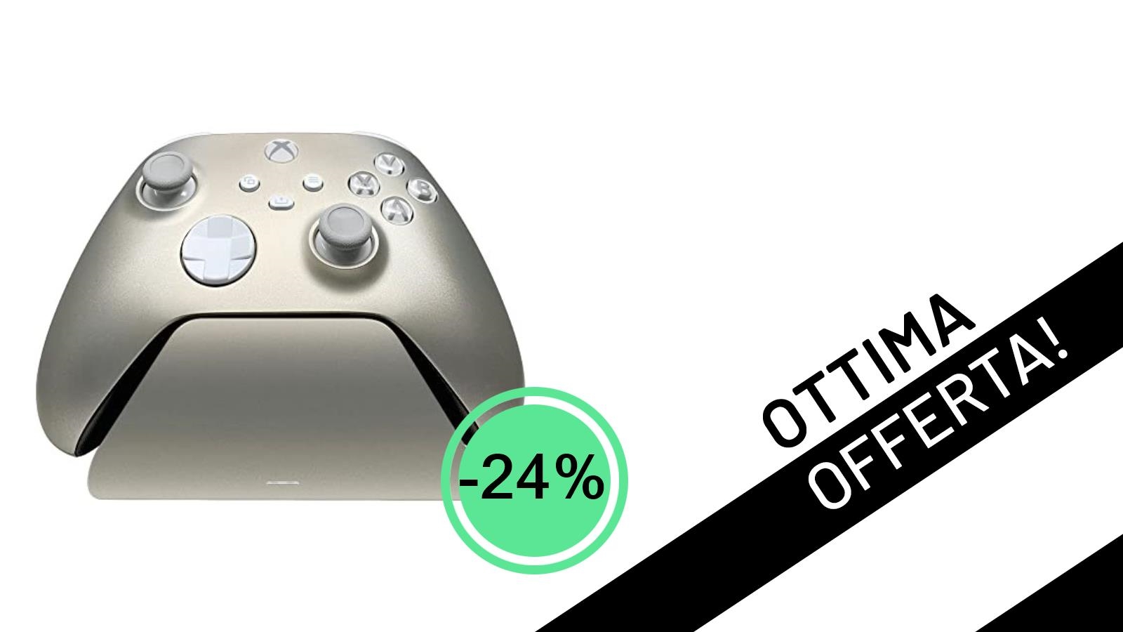 Ricarica i tuoi controller Xbox con stile: la Base Razer Lunar Shift in super offerta a soli 24,99€!