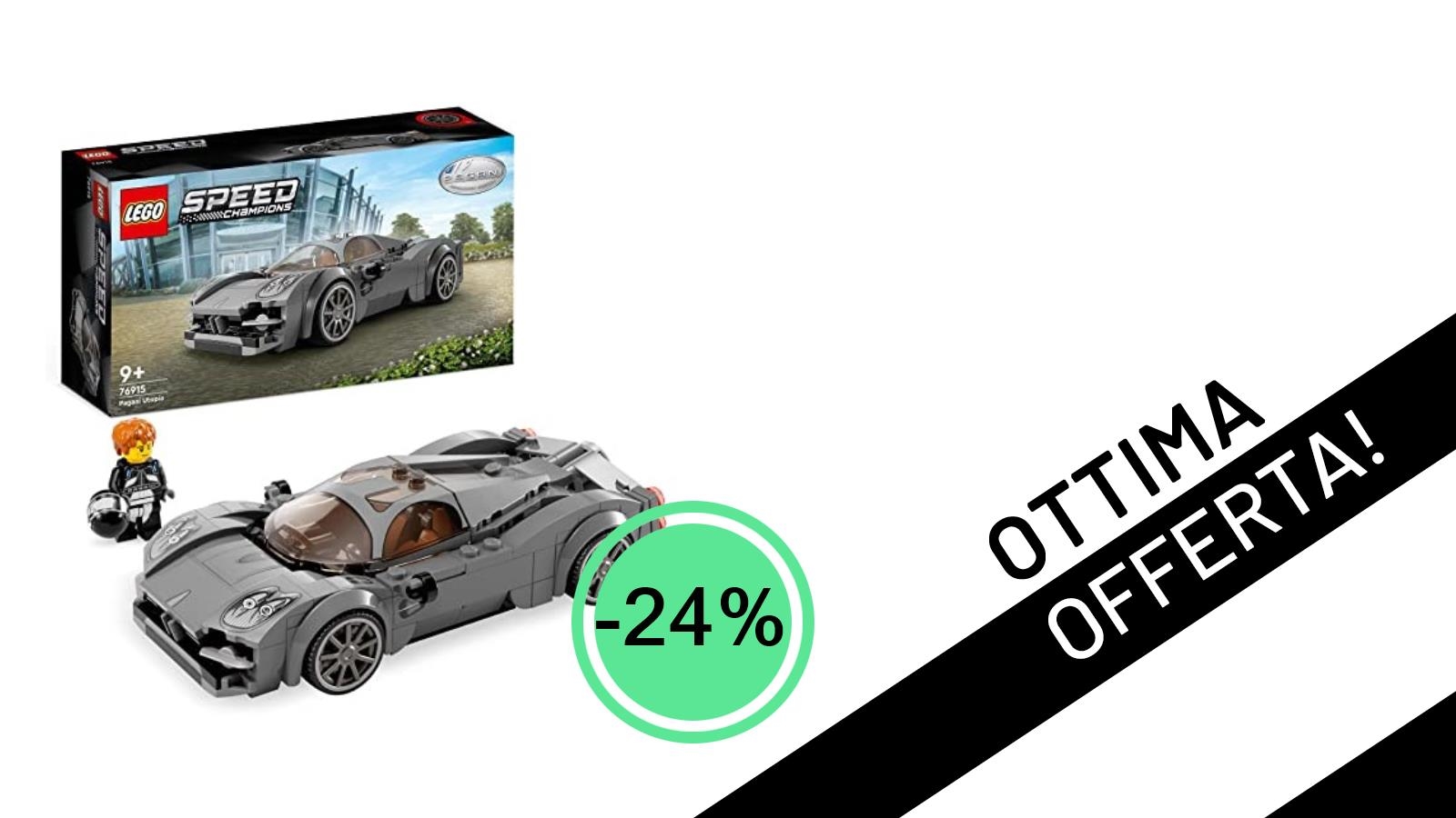 La LEGO Speed Champions Pagani Utopia sfreccia in offerta: tua con il -24%!