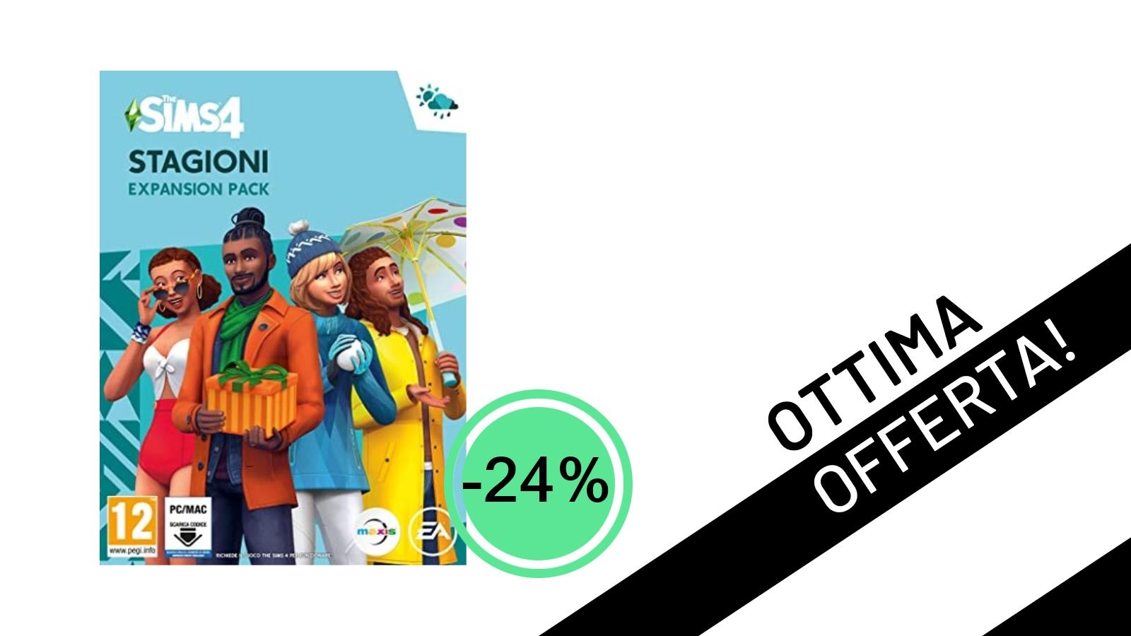The Sims 4 Stagioni (EP5) in offerta imperdibile: vivi la magia di ogni stagione a soli 21,99€!