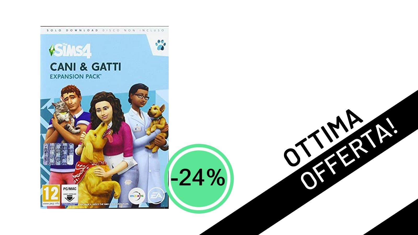 The Sims 4 Cani & Gatti: L'espansione amata è tua con uno sconto del 24%!