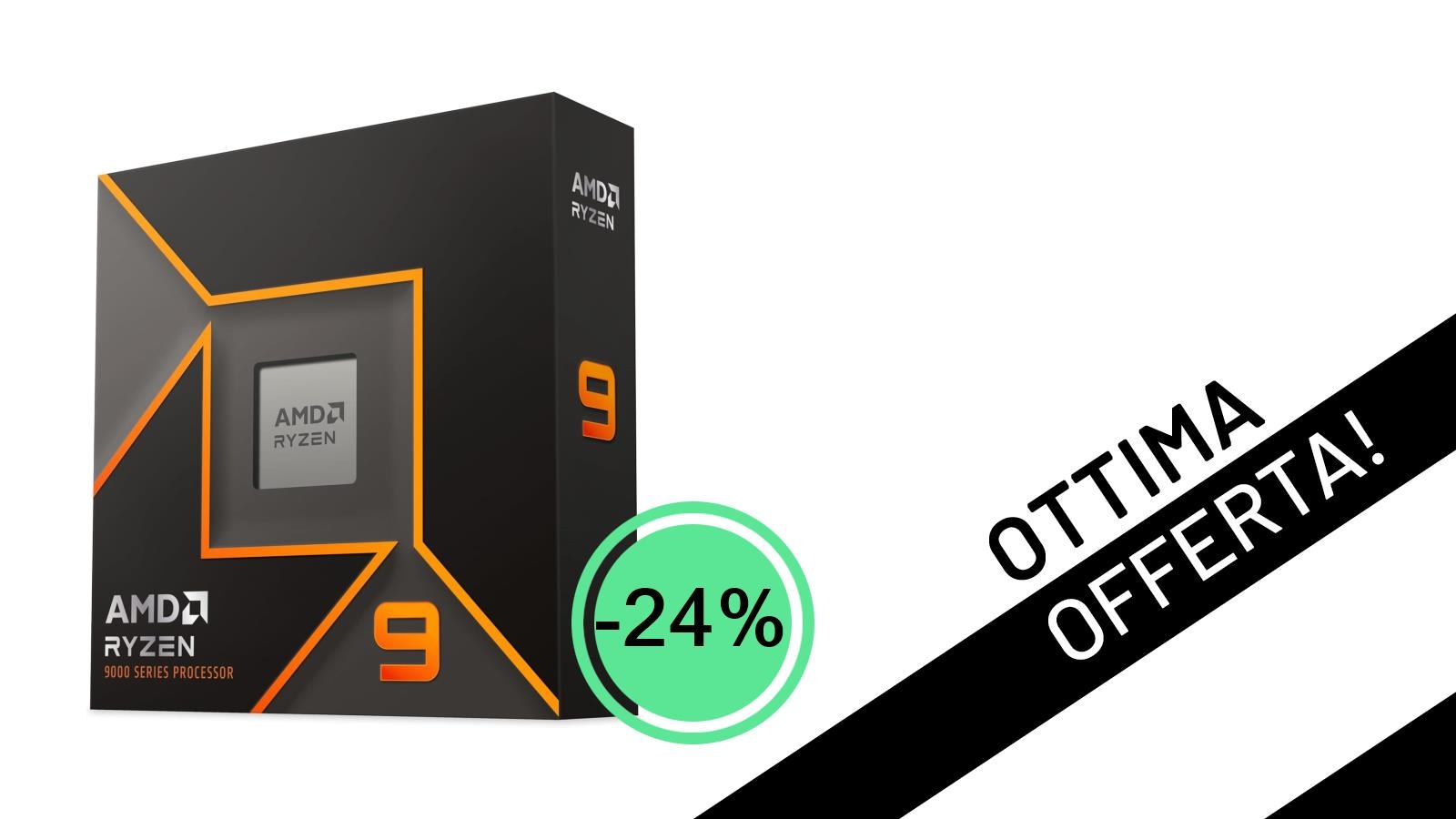 AMD Ryzen 9 9900X in offerta imperdibile: potenza e grafica integrata a un prezzo mai visto!