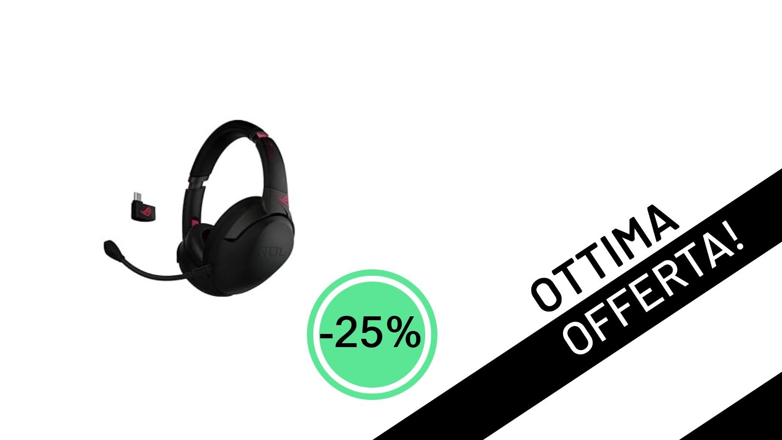 Immergiti nel Gaming Wireless: Le <strong>ASUS ROG Go 2.4 Electro Punk</strong> con il <strong>25% di Sconto</strong> a soli <strong>149€</strong>!