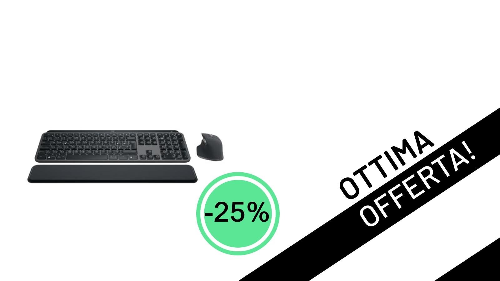 Offerta Esclusiva: Logitech MX Keys S Combo, la Versatilità Premium al tuo Servizio con il 25% di Sconto!