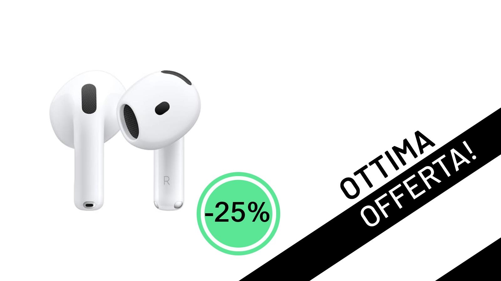 Apple AirPods 4 in offerta: Audio rivoluzionario a soli 149€!