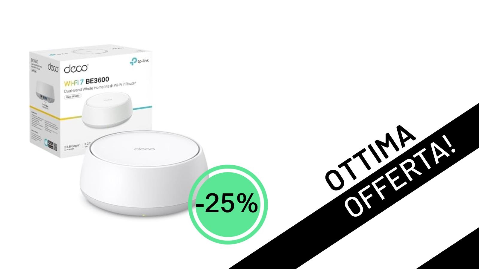 TP-Link Deco BE3600 WiFi 7: Rivoluziona la Tua Rete Domestica con uno Sconto del 25%!