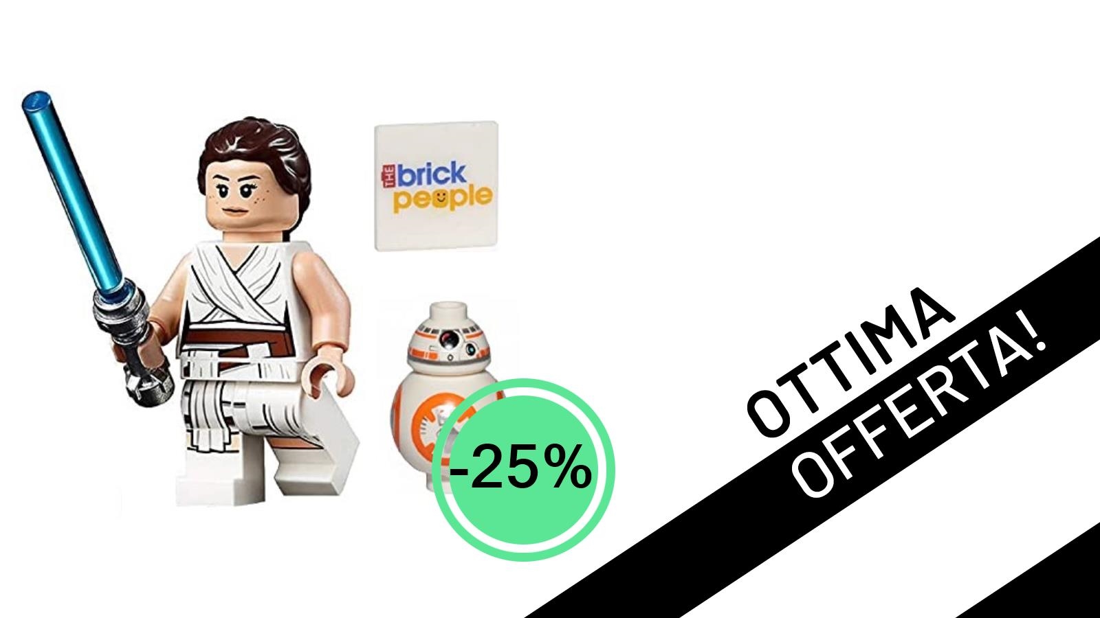 Offerta Imperdibile: LEGO Star Wars Rey e BB-8 Droid Minifigs con il 25% di Sconto a Soli 17,97€!