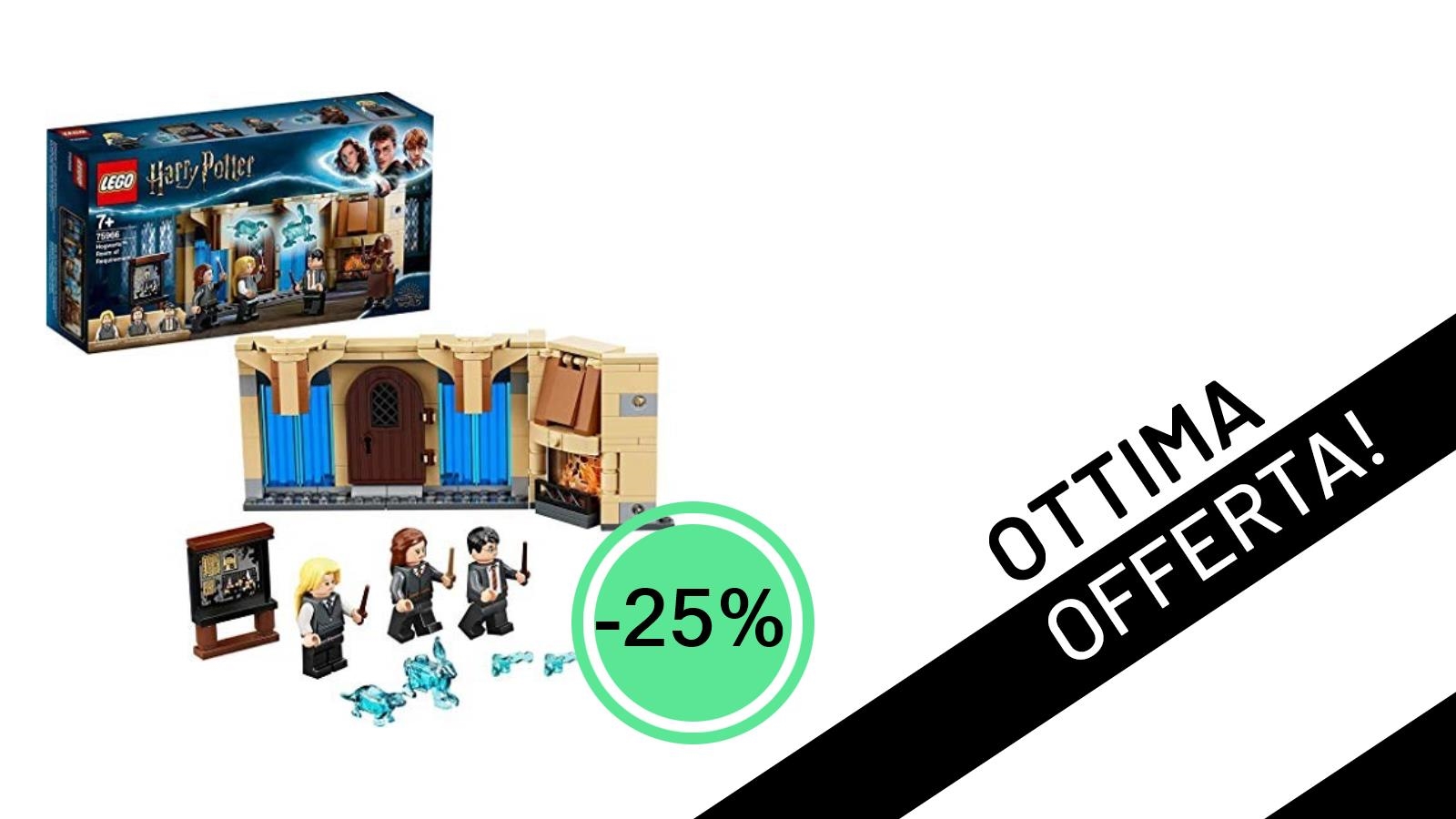 Il Playset LEGO Harry Potter Stanza delle Necessità 75966 è in Offerta Scontato del 25%!