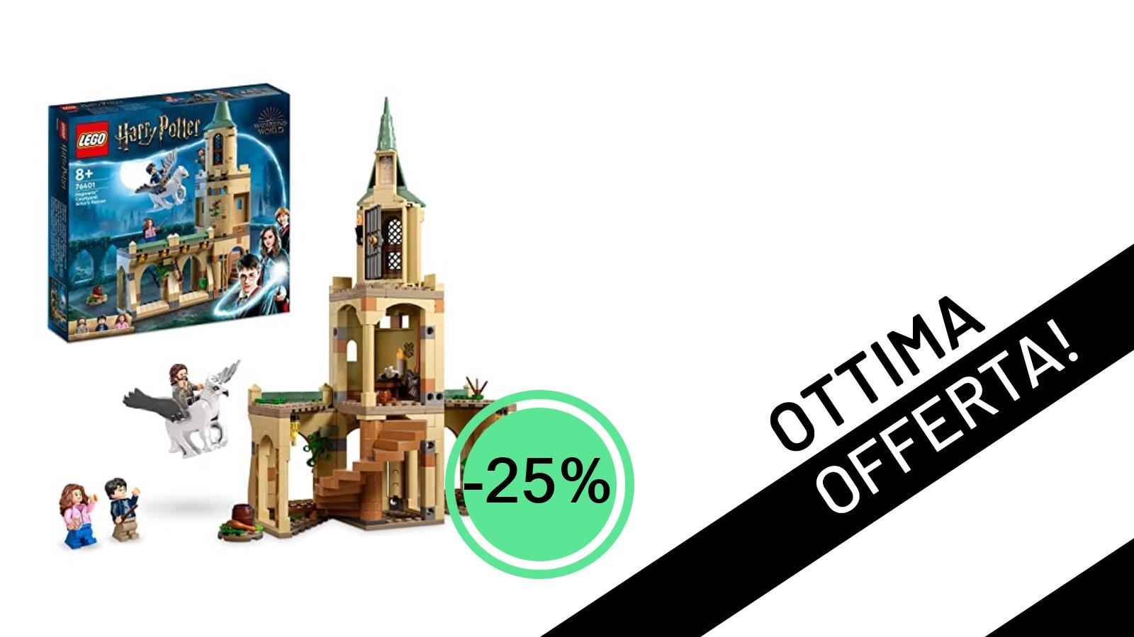 L'Incantesimo dello Sconto: LEGO Harry Potter Cortile di Hogwarts a soli 90,44€!