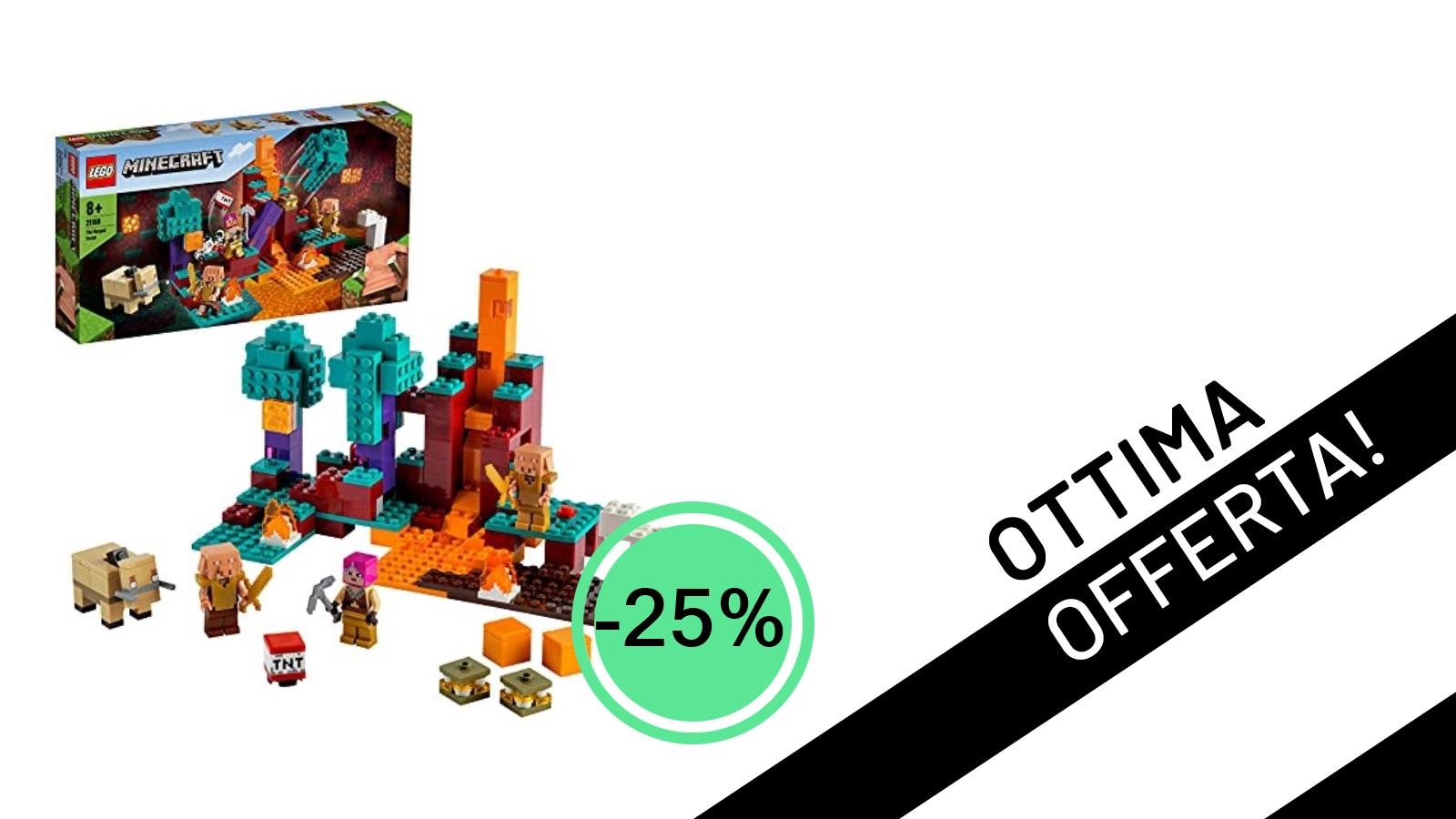 LEGO Minecraft: La Warped Forest in Offerta Sbalorditiva del -25%!