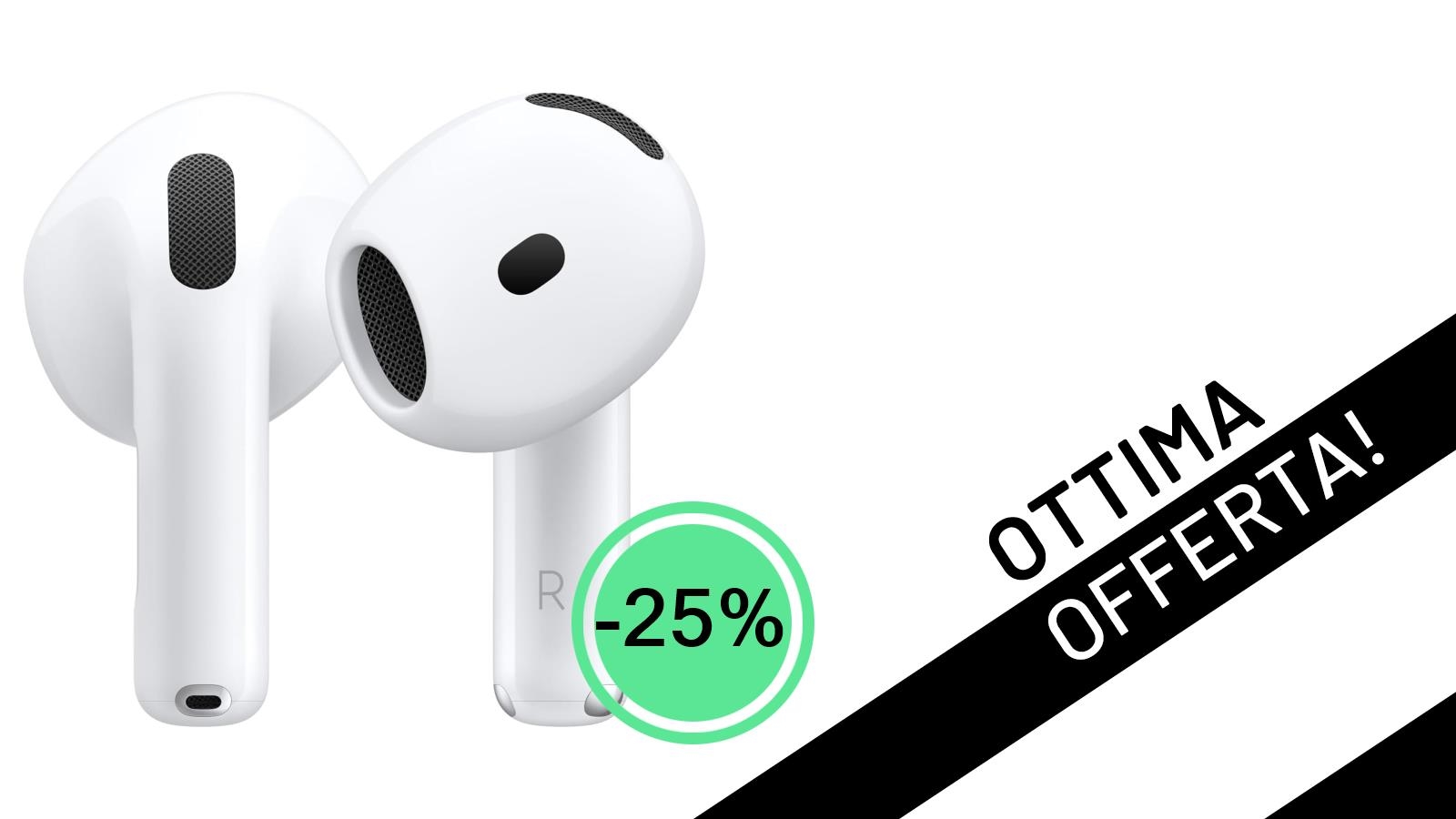 Apple AirPods 4 in offerta: Audio rivoluzionario a soli 149€!