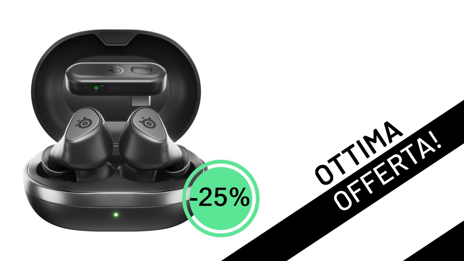 SteelSeries Arctis GameBuds per Xbox: L'Audio Gaming Premium Scontato del -25%!