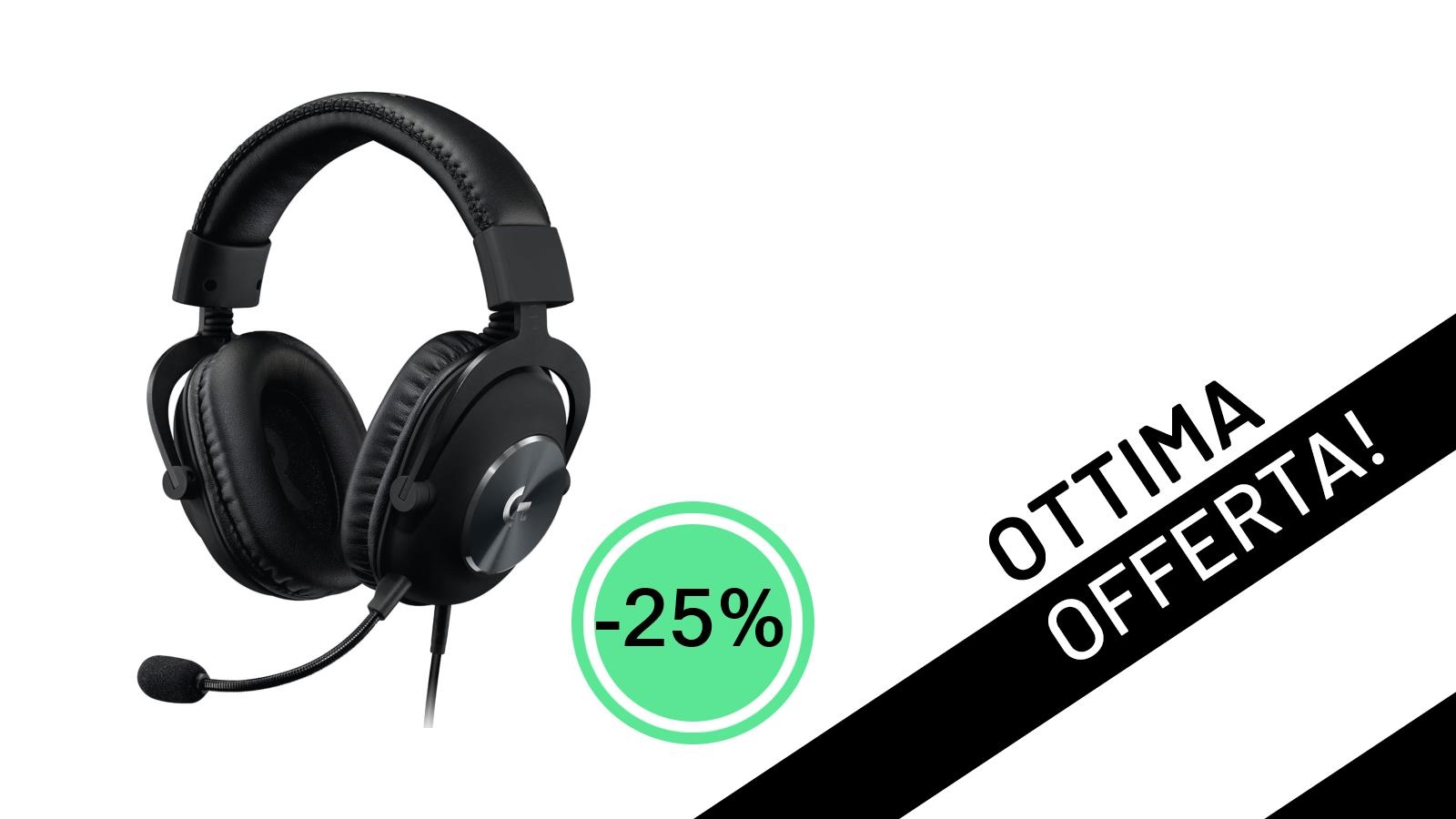 Offerta imperdibile: le cuffie gaming Logitech G Pro X SE con cavo scontate del 25%!