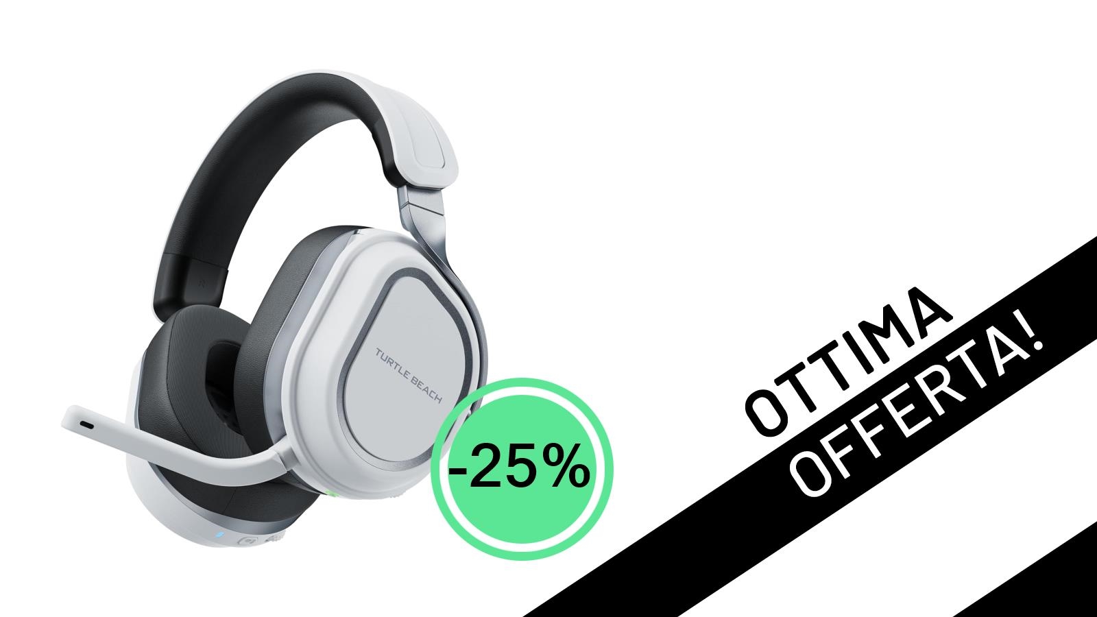Offerta Imperdibile: Le Cuffie Gaming Wireless Turtle Beach Stealth 700 Bianca Scontate del 25%!