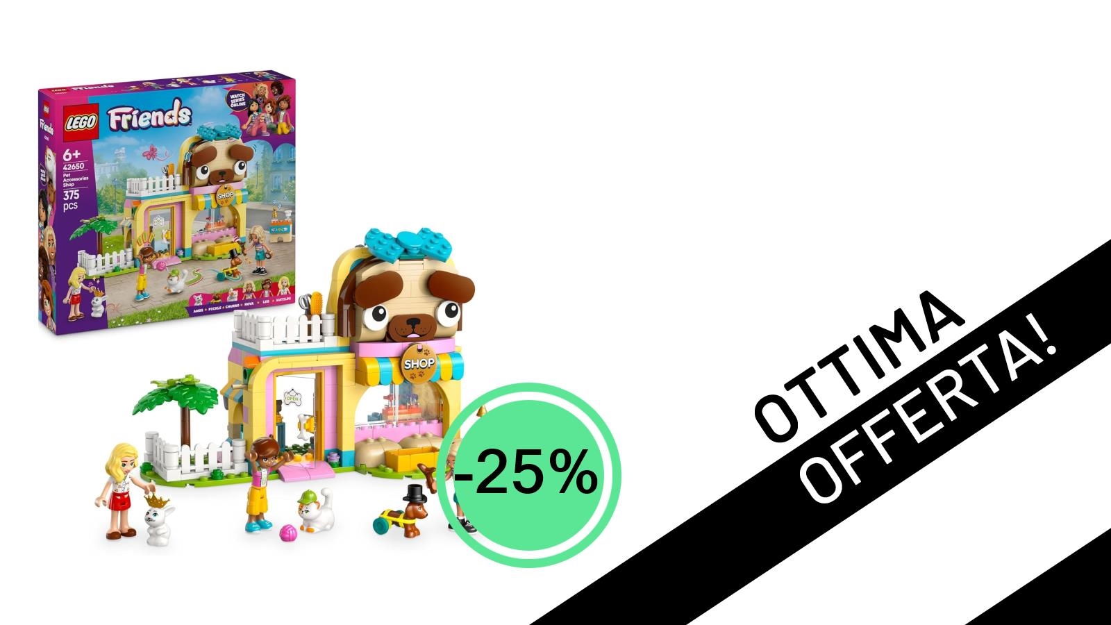Imperdibile Offerta LEGO Friends: Il Negozio di Animali Domestici al -25%!