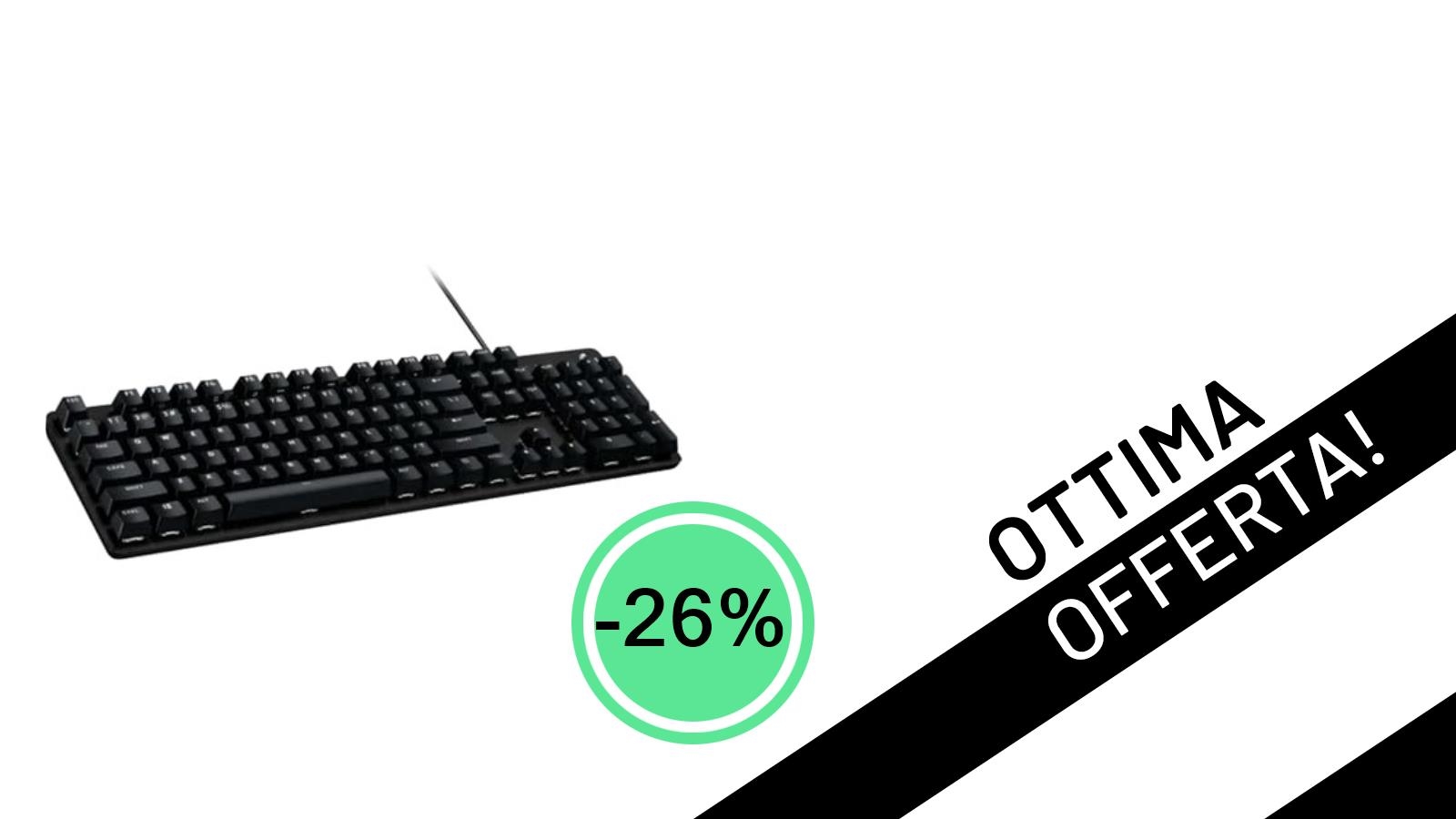 Affare Imperdibile! La Tastiera Meccanica Logitech G413 SE Gaming Scontata del -26% a soli 69,99€