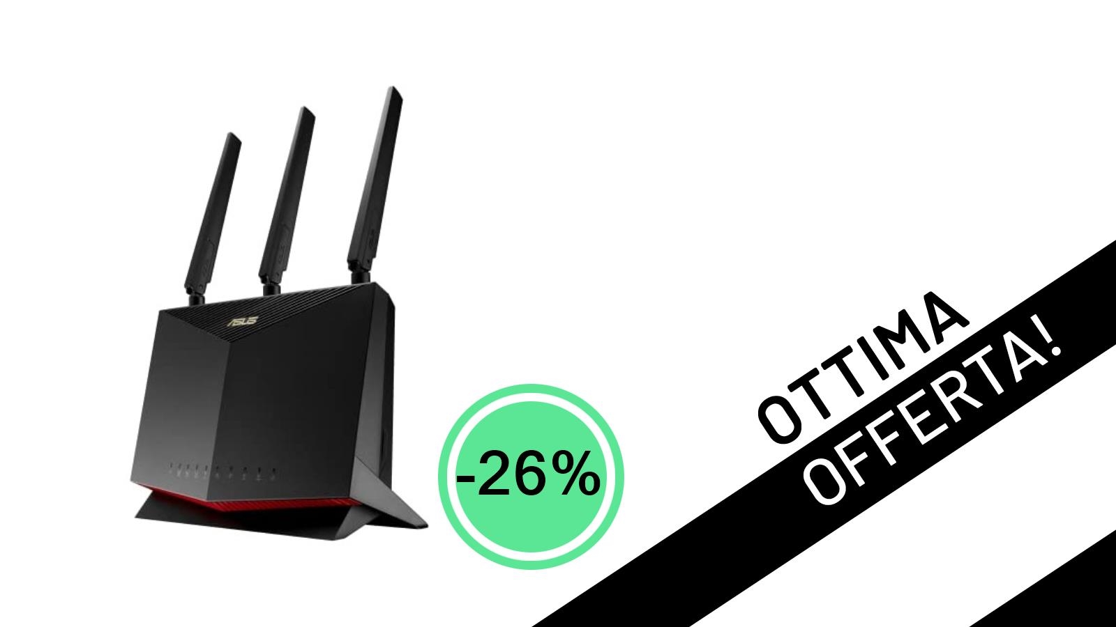 Connessione Senza Limiti: L'ASUS 4G-AC86U 4G+ LTE in Offerta a un Prezzo Incredibile!