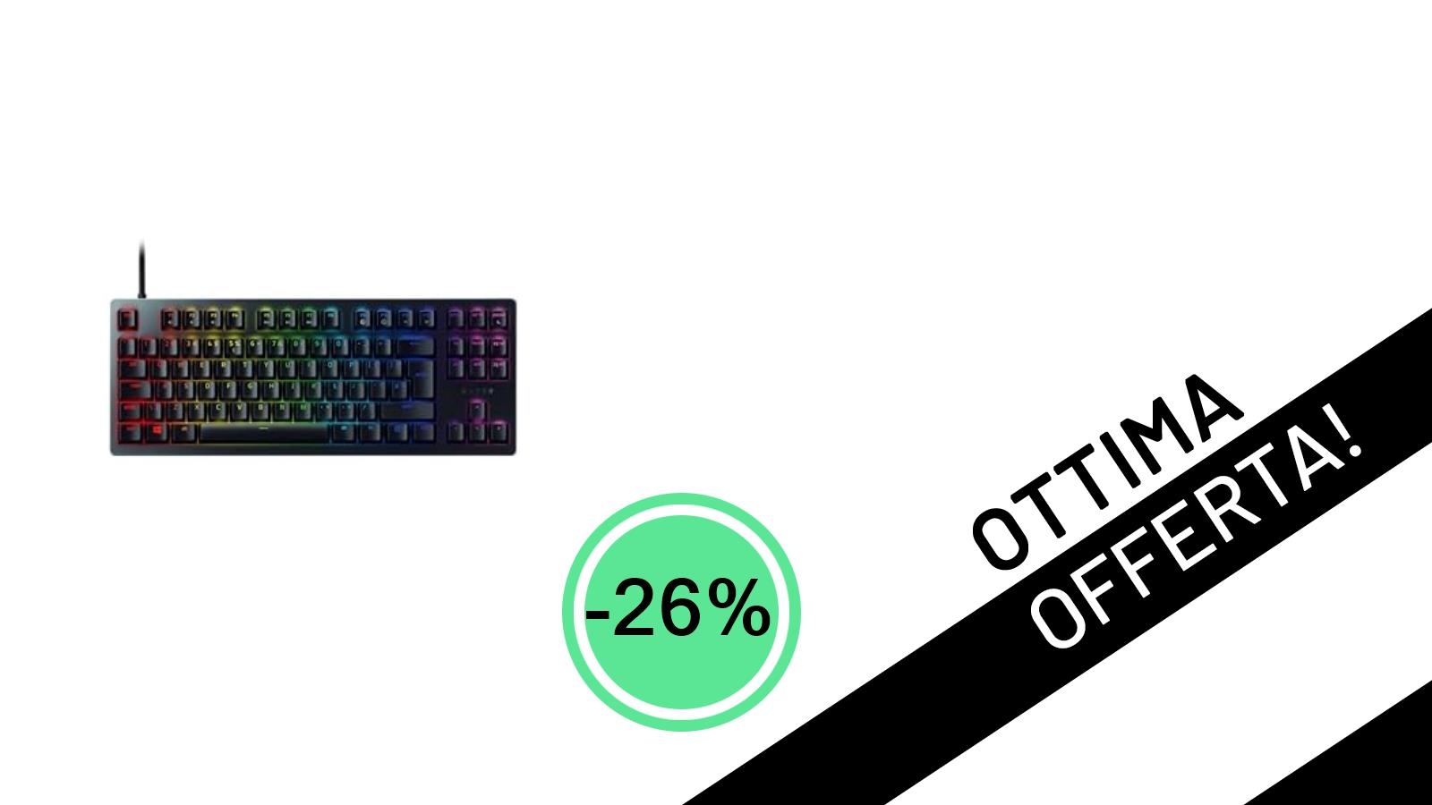 Affare Imperdibile! La Razer Huntsman Tournament Edition crolla a soli 99,99€!