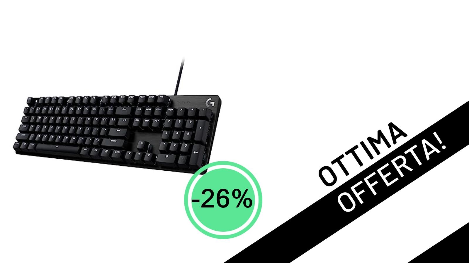 Affare Imperdibile! La Tastiera Meccanica Logitech G413 SE Gaming Scontata del -26% a soli 69,99€