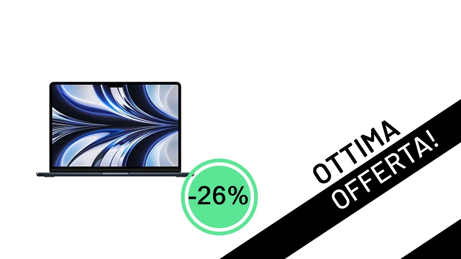 MacBook Air M2 (16GB RAM) al Minimo Storico: Un'Offerta Apple Irripetibile a 930€!