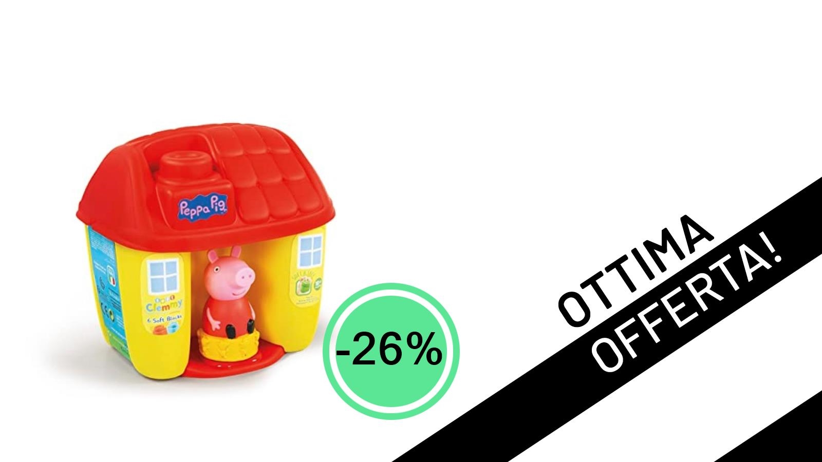 Clementoni Soft Clemmy Peppa Pig: Mattoncini Morbidi Made in Italy con Sconto del 26%!