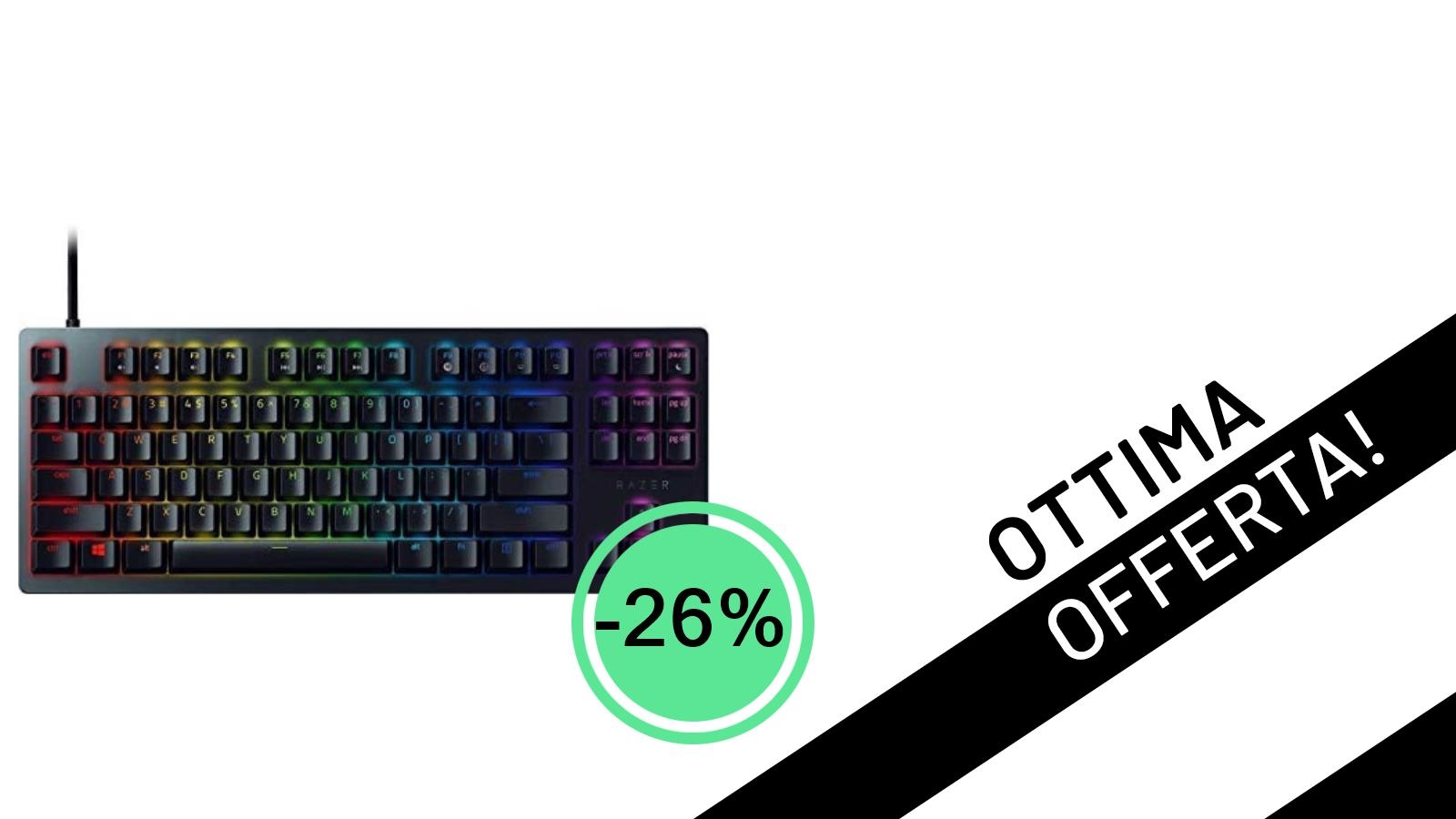Affare Imperdibile! La Razer Huntsman Tournament Edition crolla a soli 99,99€!