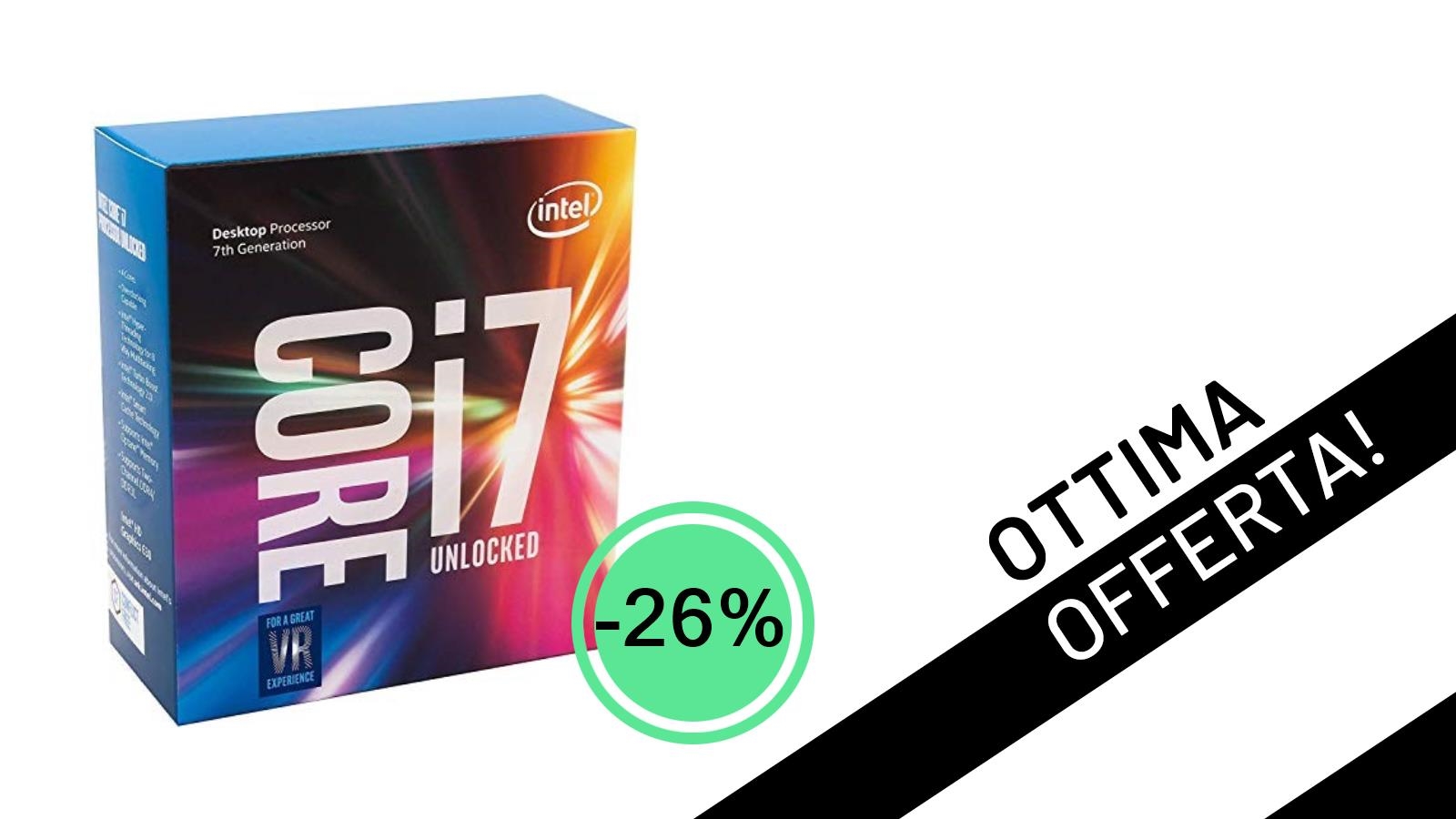Intel Core i7-7700K: Un Processore Leggendario Torna In Offerta A Un Prezzo Irripetibile!