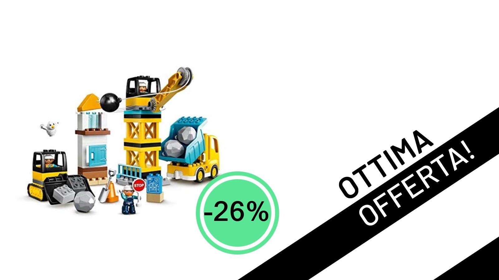 Un Cantiere di Divertimento LEGO DUPLO ti Aspetta con uno Sconto Imperdibile del -26%!